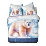 Linge de lit imprimé Ben en coton